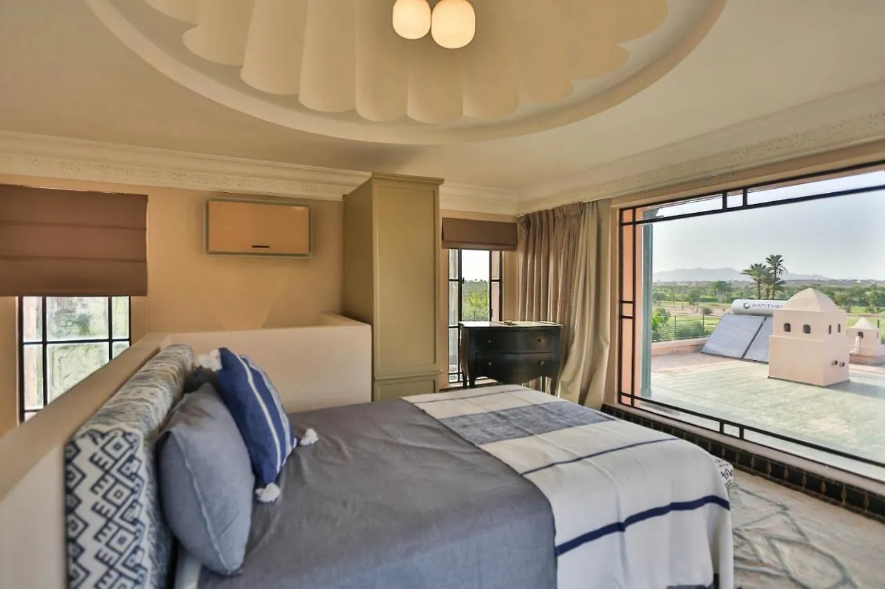 Villa May Sur Le Golf De La Palmeraie With Cooker And Butler Included Marrakesh
