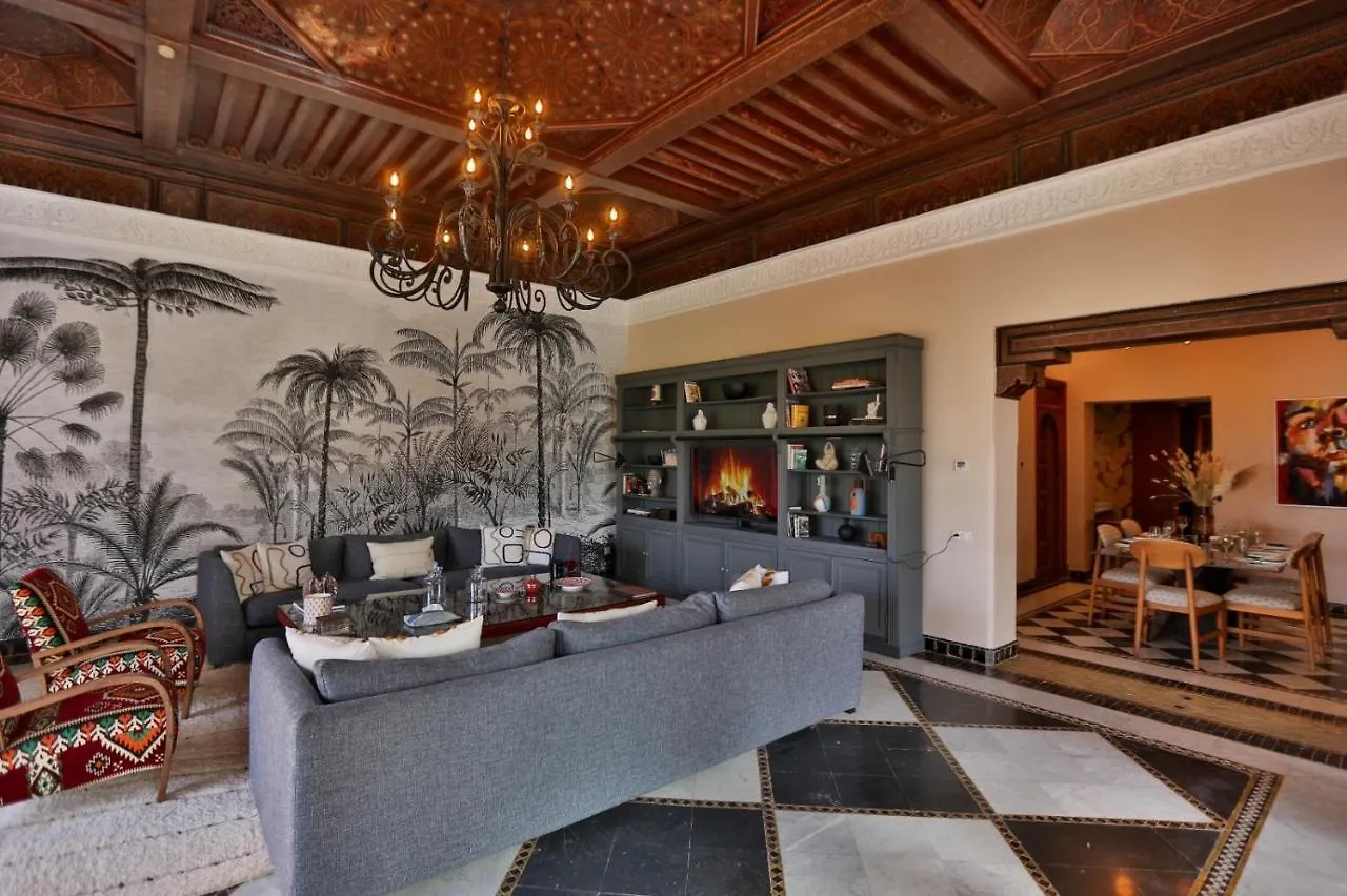 Villa May Sur Le Golf De La Palmeraie With Cooker And Butler Included Marrakesh