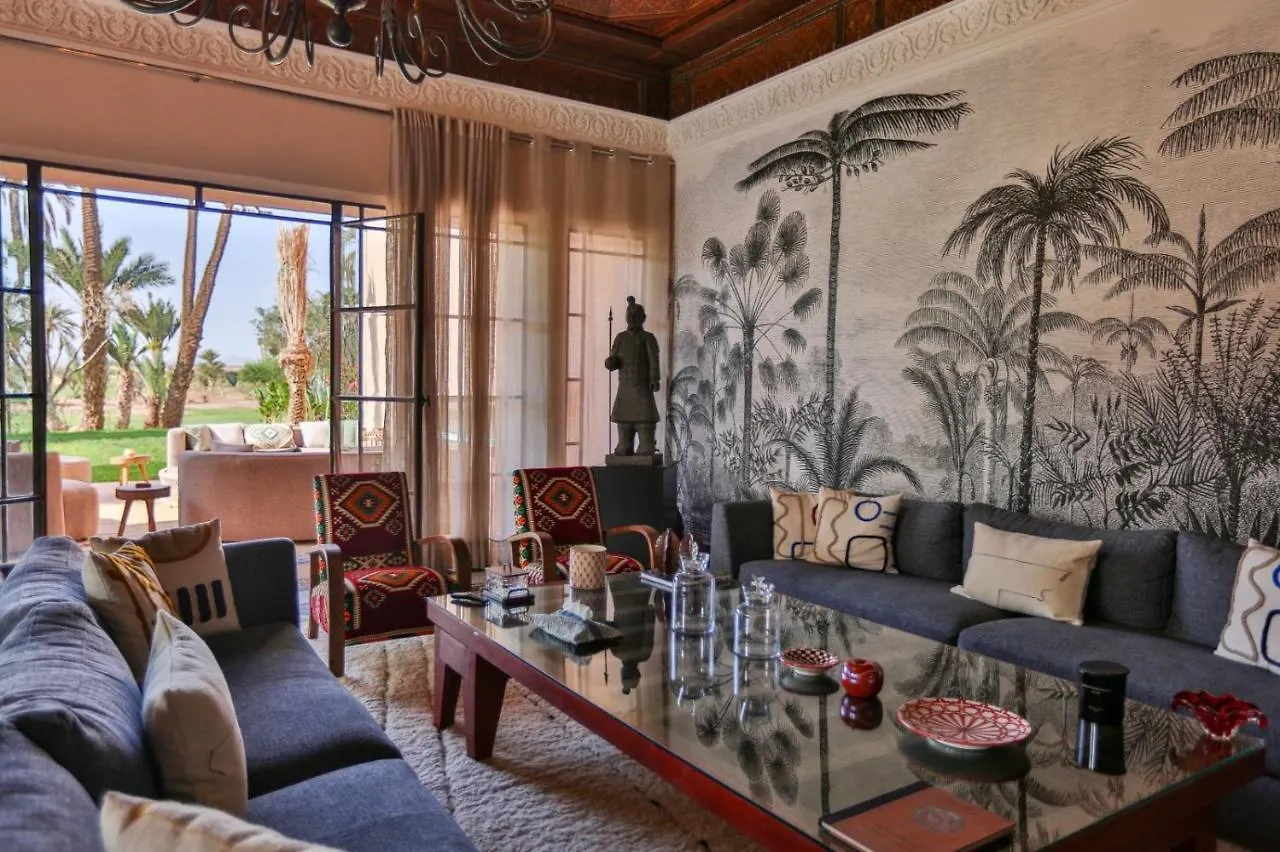 Villa May Sur Le Golf De La Palmeraie With Cooker And Butler Included Marrakesh