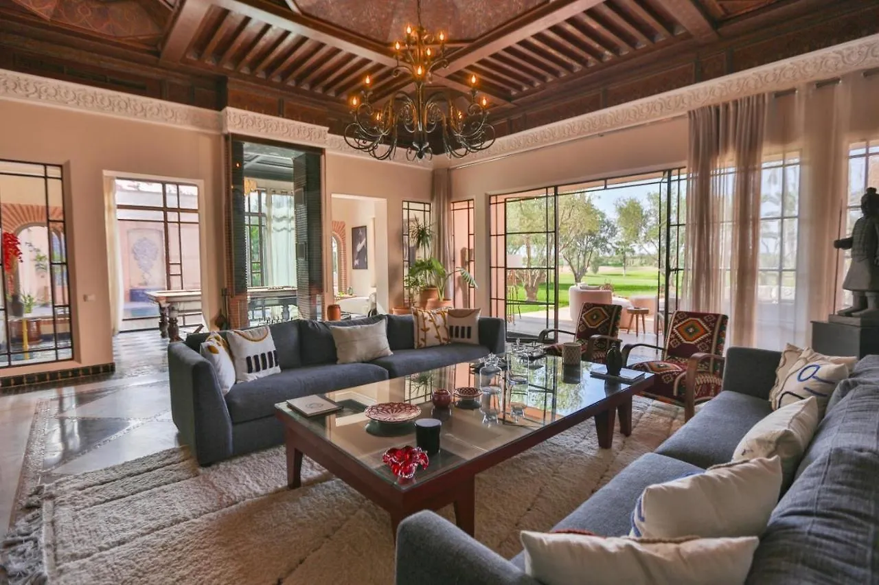 Villa May Sur Le Golf De La Palmeraie With Cooker And Butler Included Marrakesh
