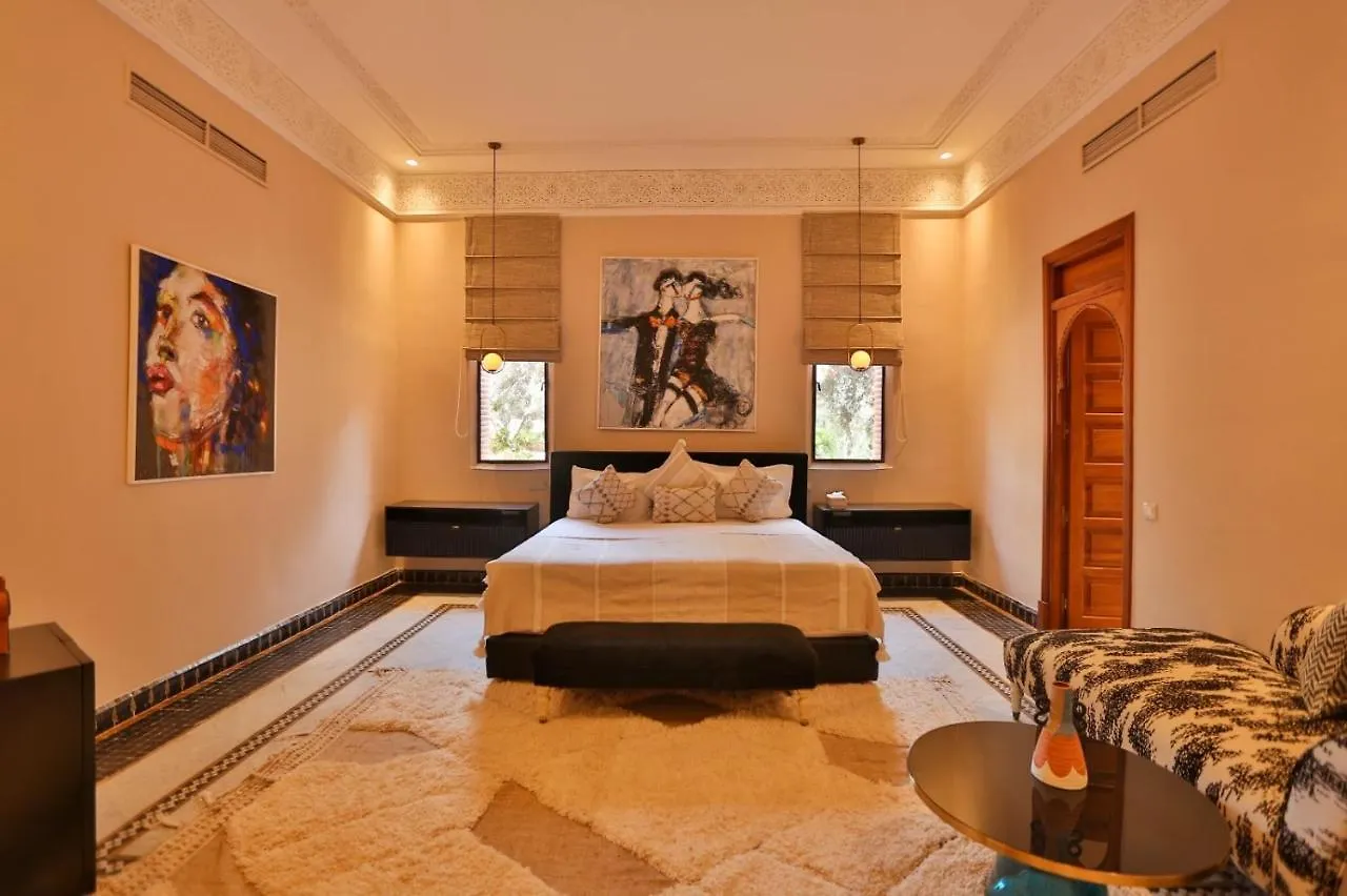 Villa May Sur Le Golf De La Palmeraie With Cooker And Butler Included Marrakesh