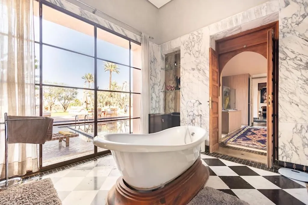 Villa May Sur Le Golf De La Palmeraie With Cooker And Butler Included Marrakesh